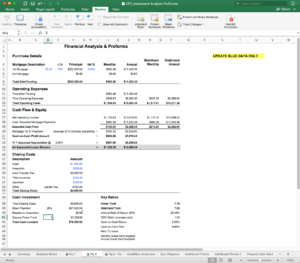 Real Estate Investment Spreadsheet 5