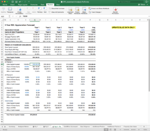 Real Estate Investment Spreadsheet 6